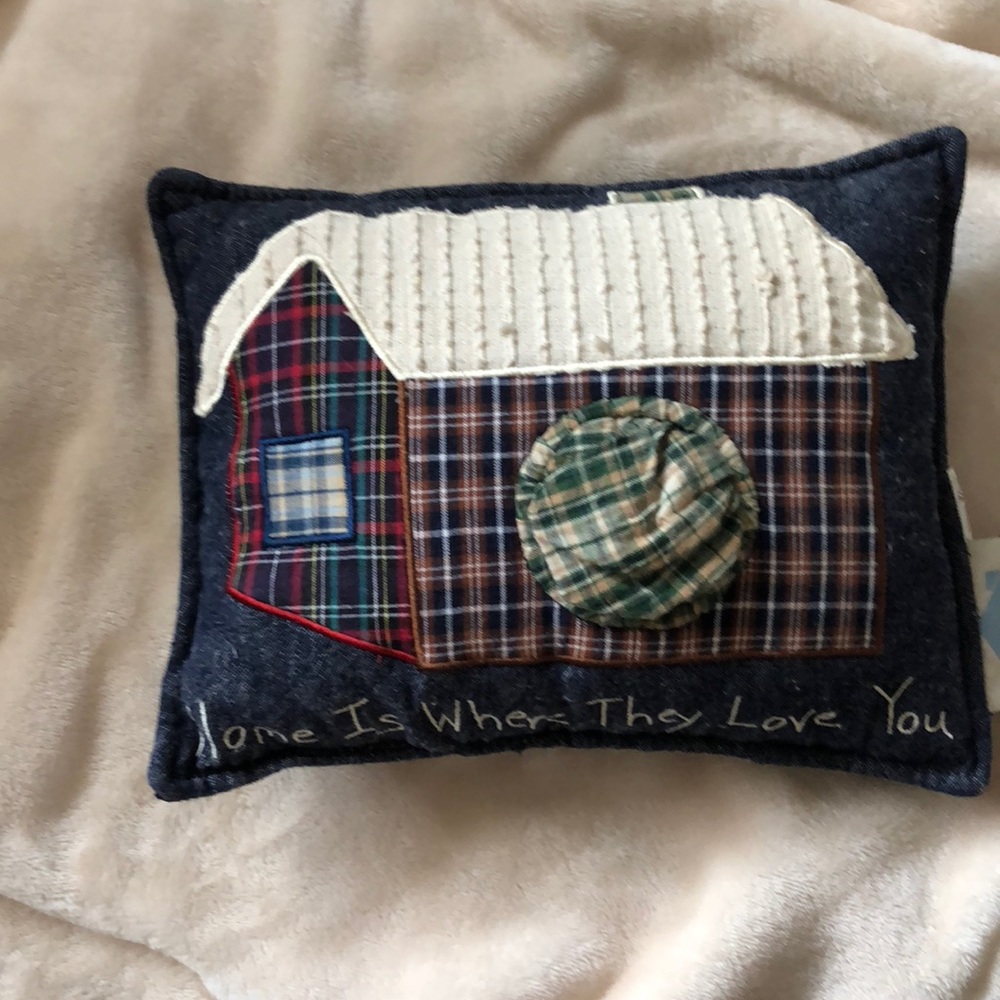 Boyds Home Collection pillow HOME IS WHERE...